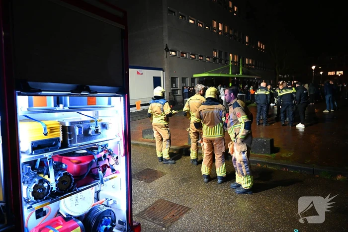 Vluchtelingenopvang ontruimd door brandmelding