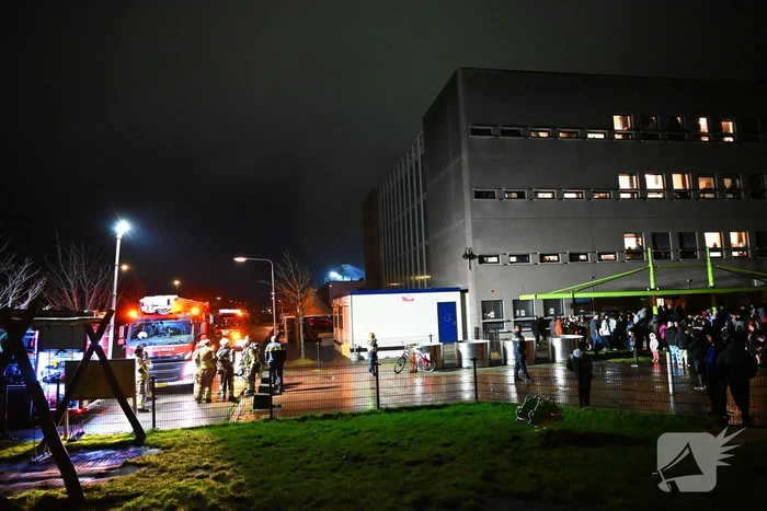 Vluchtelingenopvang ontruimd door brandmelding