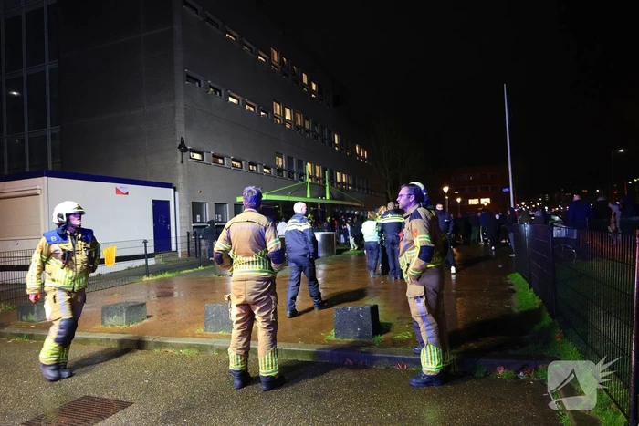 Vluchtelingenopvang ontruimd door brandmelding