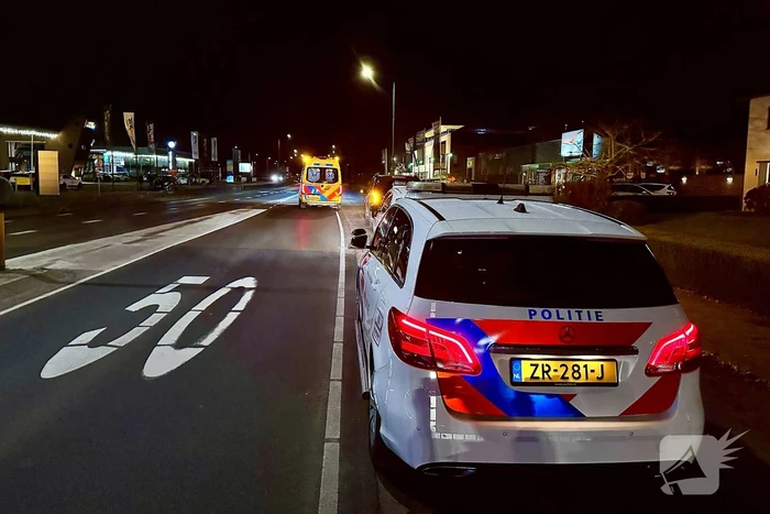 Scooterrijder komt in botsing met fietser