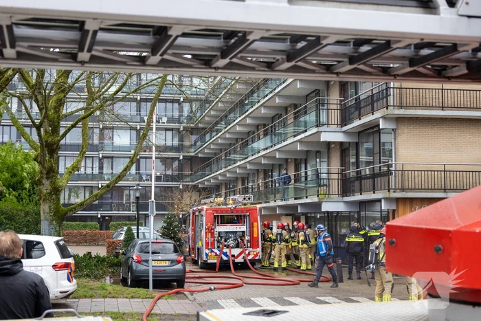 Brand in wooncentrum snel onder controle