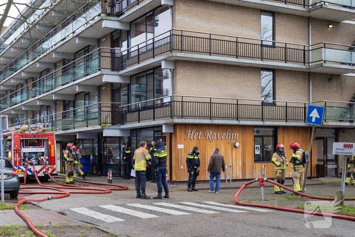 Brand in wooncentrum snel onder controle