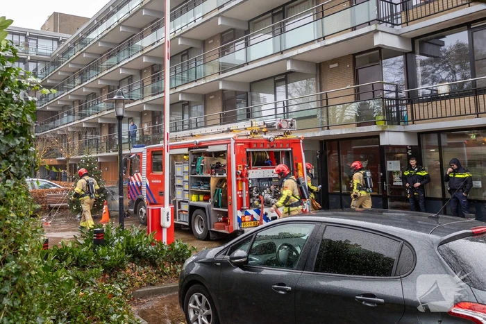 Brand in wooncentrum snel onder controle
