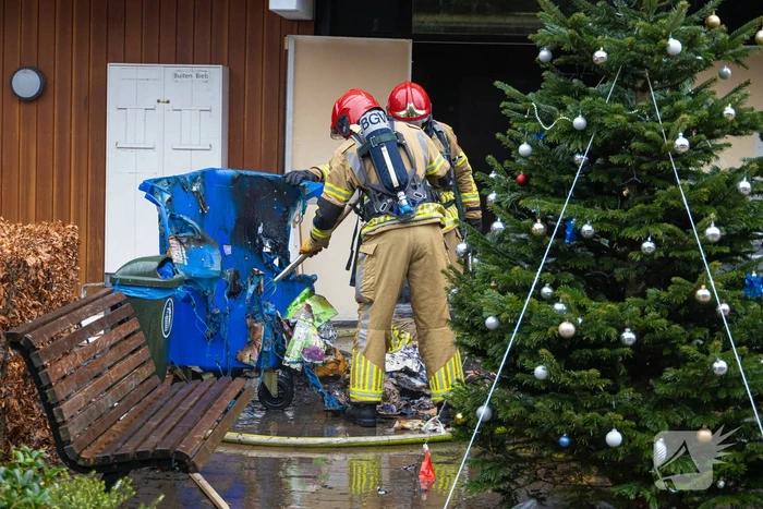 Wooncentrum deels ontruimd wegens containerbrand in berging