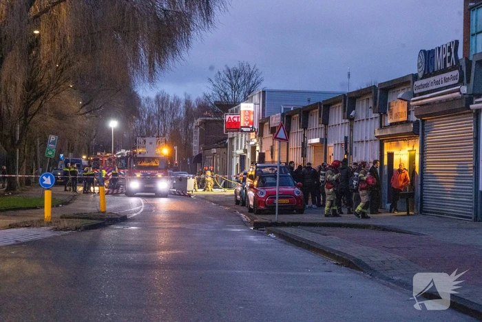 Brand in meterkast van bedrijf
