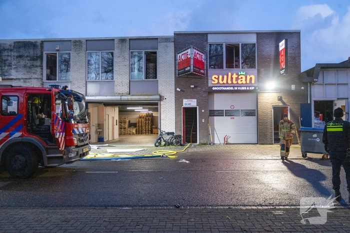 Brand in meterkast van bedrijf