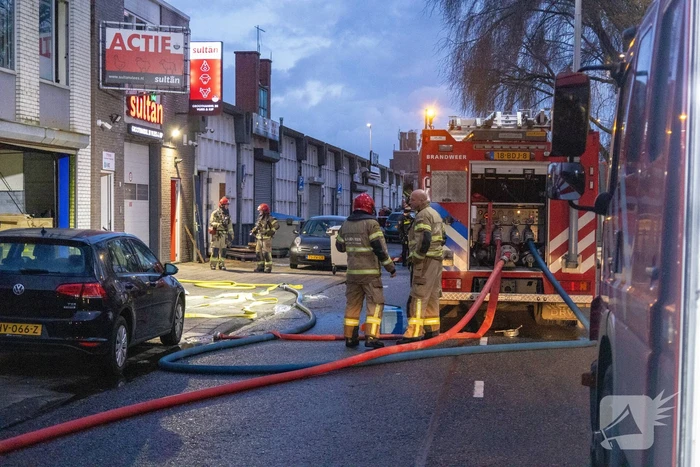 Brand in meterkast van bedrijf