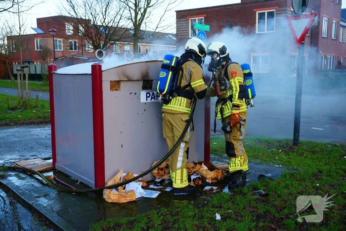 Jaarlijks terugkerende containerbrand blijft probleem in Nieuwland