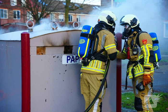 Jaarlijks terugkerende containerbrand blijft probleem in Nieuwland