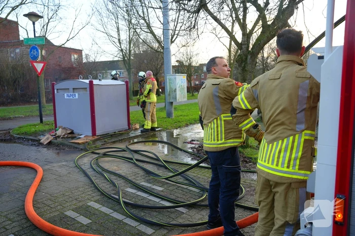 Jaarlijks terugkerende containerbrand blijft probleem in Nieuwland