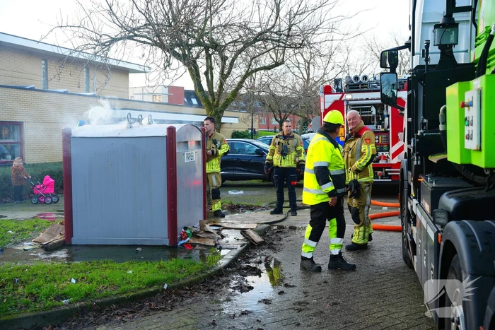 Jaarlijks terugkerende containerbrand blijft probleem in Nieuwland