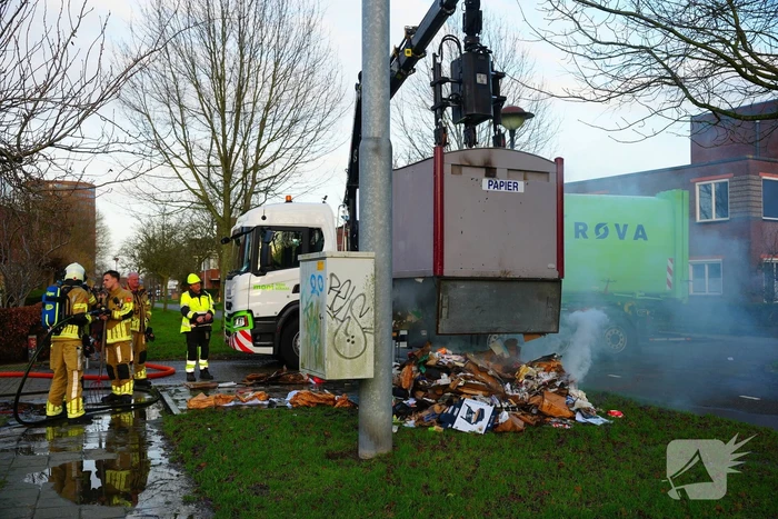 Jaarlijks terugkerende containerbrand blijft probleem in Nieuwland