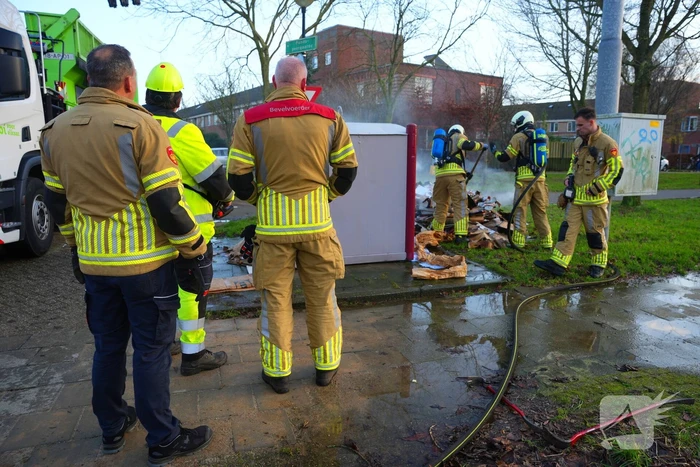Jaarlijks terugkerende containerbrand blijft probleem in Nieuwland