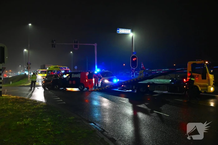 Flinke schade bij frontale aanrijding