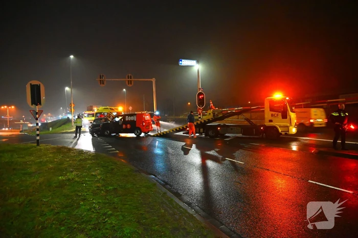Flinke schade bij frontale aanrijding