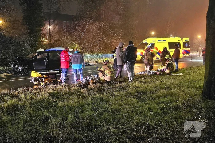 Meerdere gewonden bij aanrijding tussen twee voertuigen