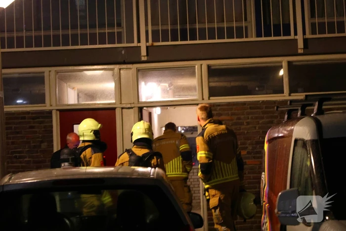 Brandweer ingezet voor melding gaslucht