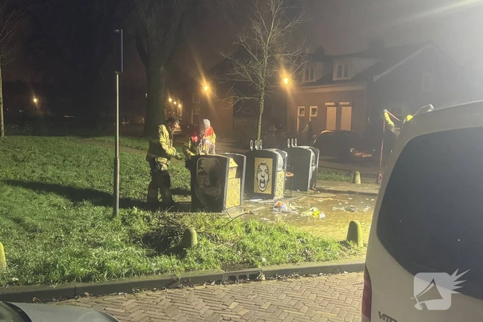 Brand in ondergrondse vuilcontainer gedoofd
