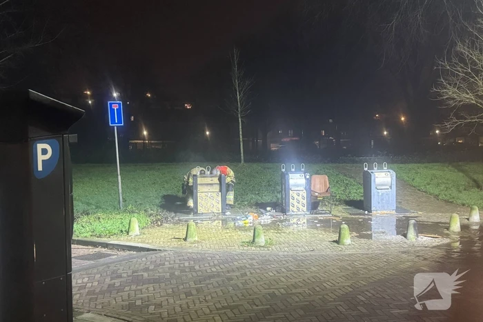 Brand in ondergrondse vuilcontainer gedoofd