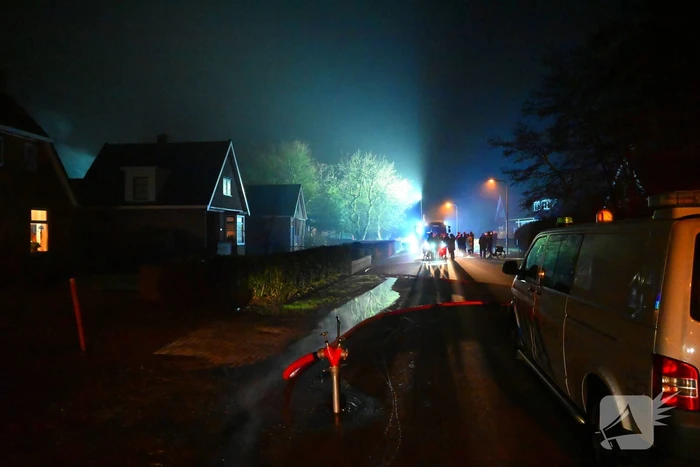 Veel rook bij brand in bijgebouw