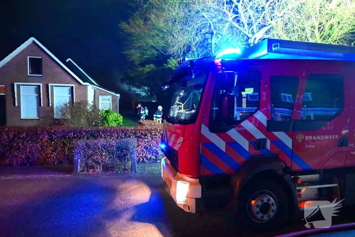 Veel rook bij brand in bijgebouw