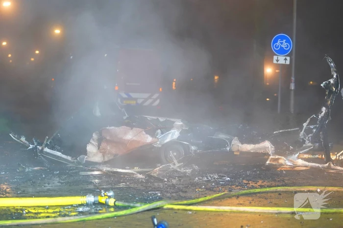 Opnieuw caravan in brand gestoken