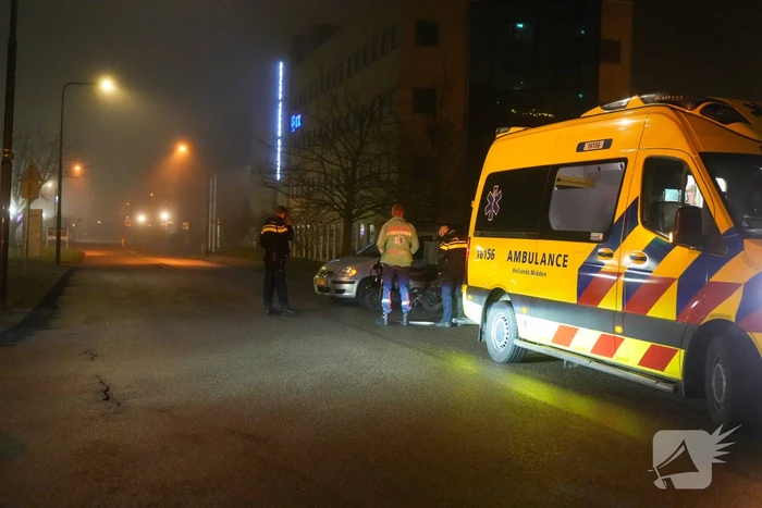 Scooterrijder gewond bij botsing met auto