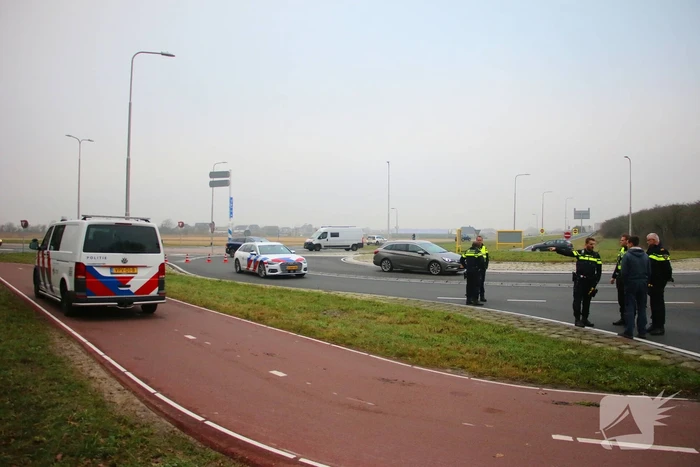 Wielrenner geschept bij oversteekplaats