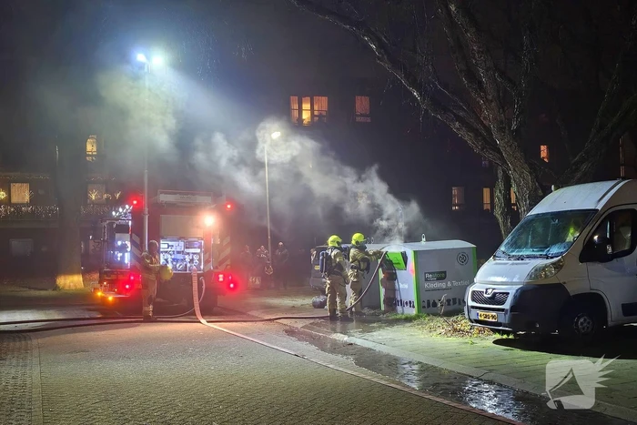 Opnieuw brand in container, politie start onderzoek