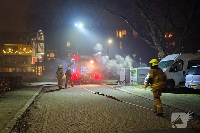 Opnieuw brand in container, politie start onderzoek