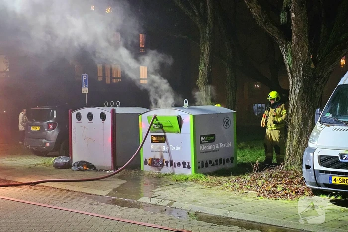 Opnieuw brand in container, politie start onderzoek