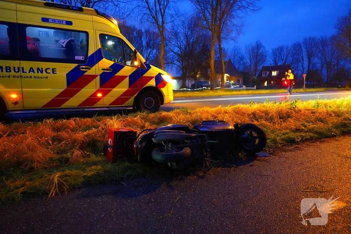 Scooterrijder zwaargewond na harde val