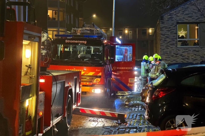 Veel rook bij brand op boot