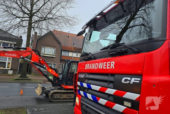 Brandweer ingezet bij brandende trailer