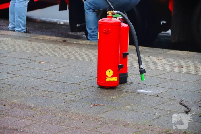 Brandweer ingezet bij brandende trailer