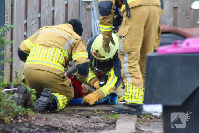 Flinke rook ontwikkeling bij brand in woning