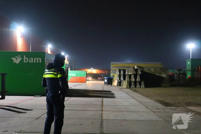 Drone en politiehond ingezet naar inbrekers op bouwterrein