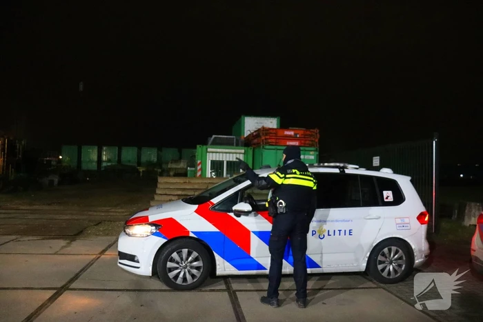 Drone en politiehond ingezet naar inbrekers op bouwterrein