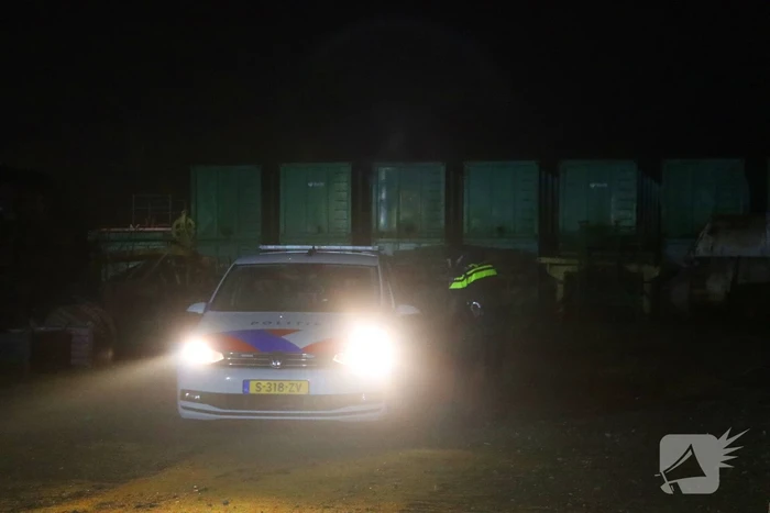 Drone en politiehond ingezet naar inbrekers op bouwterrein
