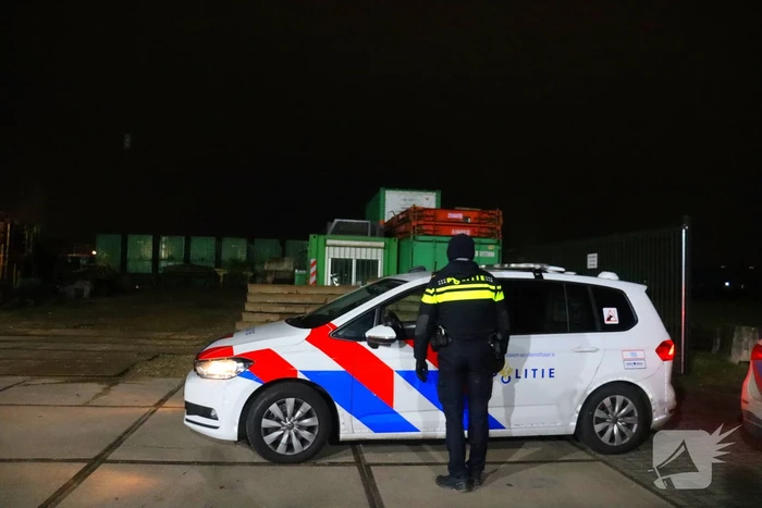 Drone en politiehond ingezet naar inbrekers op bouwterrein