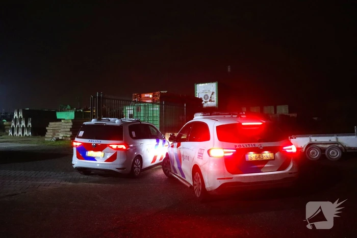 Drone en politiehond ingezet naar inbrekers op bouwterrein