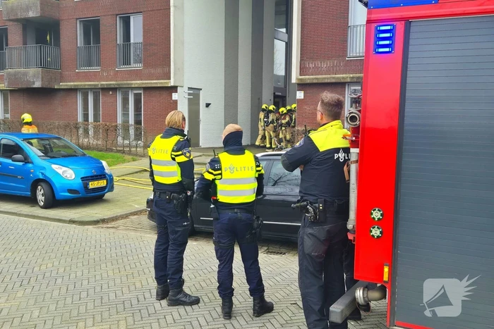 Zeer grote brand in woongebouw