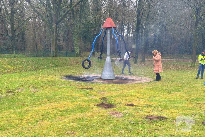 Brandstichting in speeltuin