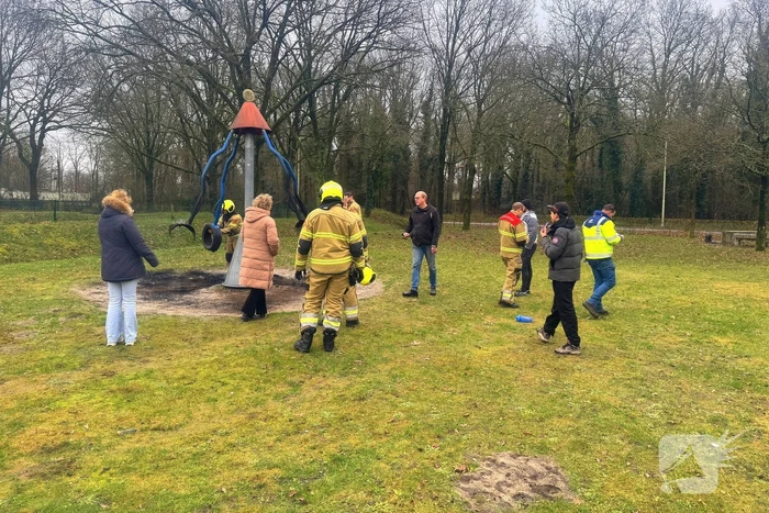 Brandstichting in speeltuin
