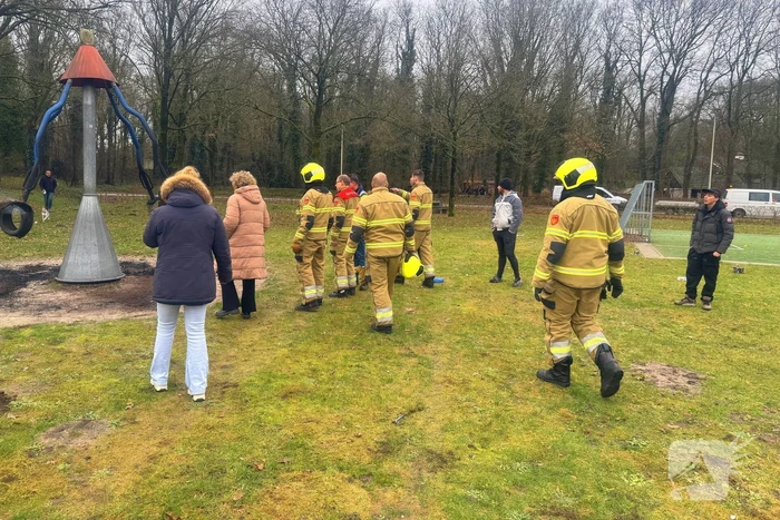 Brandstichting in speeltuin