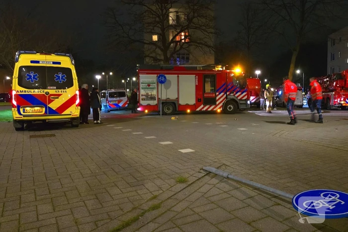 Veel Schade in appartementen gebouw na afsteken van vuurwerk