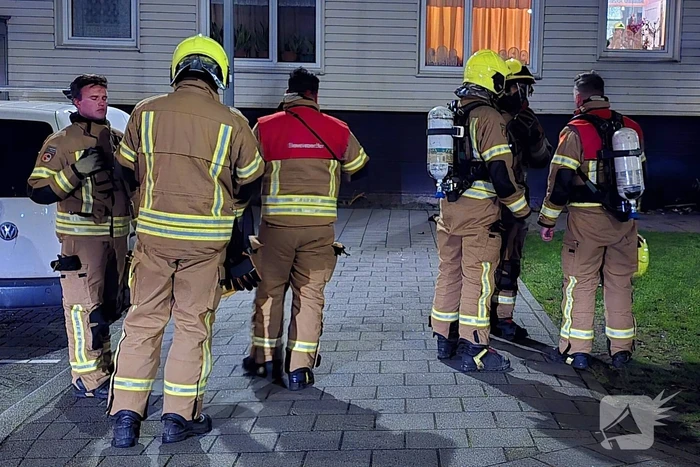 Veel Schade in appartementen gebouw na afsteken van vuurwerk