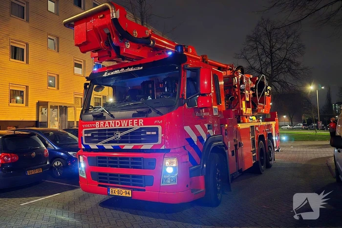 Veel Schade in appartementen gebouw na afsteken van vuurwerk