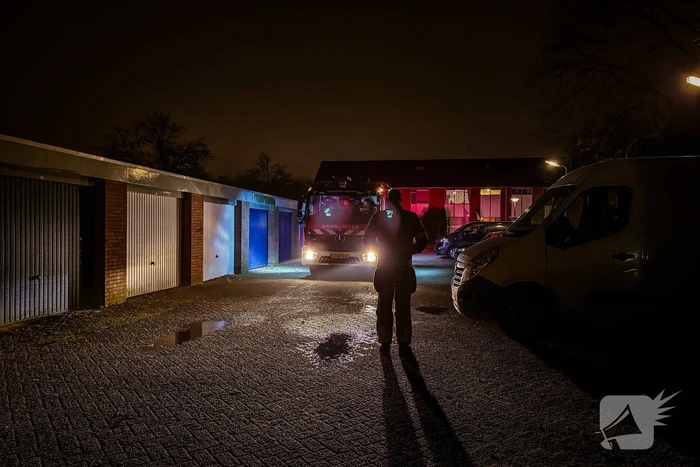 Brand in garage snel geblust