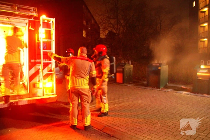 Brand in ondergrondse container gedoofd